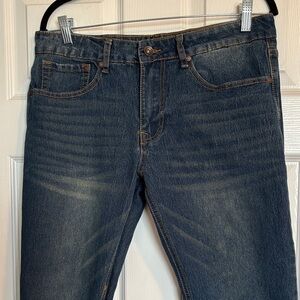 Hudson & Borrow men’s blue slim stretch fit jeans size 32X30